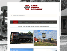 Tablet Screenshot of lakeshorerailway.com